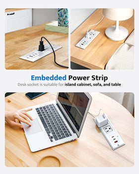 125V/1500W surge protection feature with DOACE recessed outlet