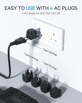 DOACE USB‑C PD port closeup delivering fast charging for phones and tablets