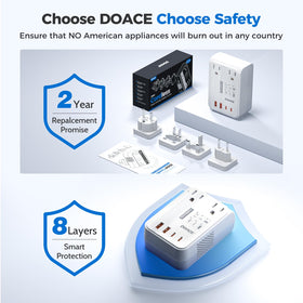 DOACE casing detail showing vents and finish for reliable heat management