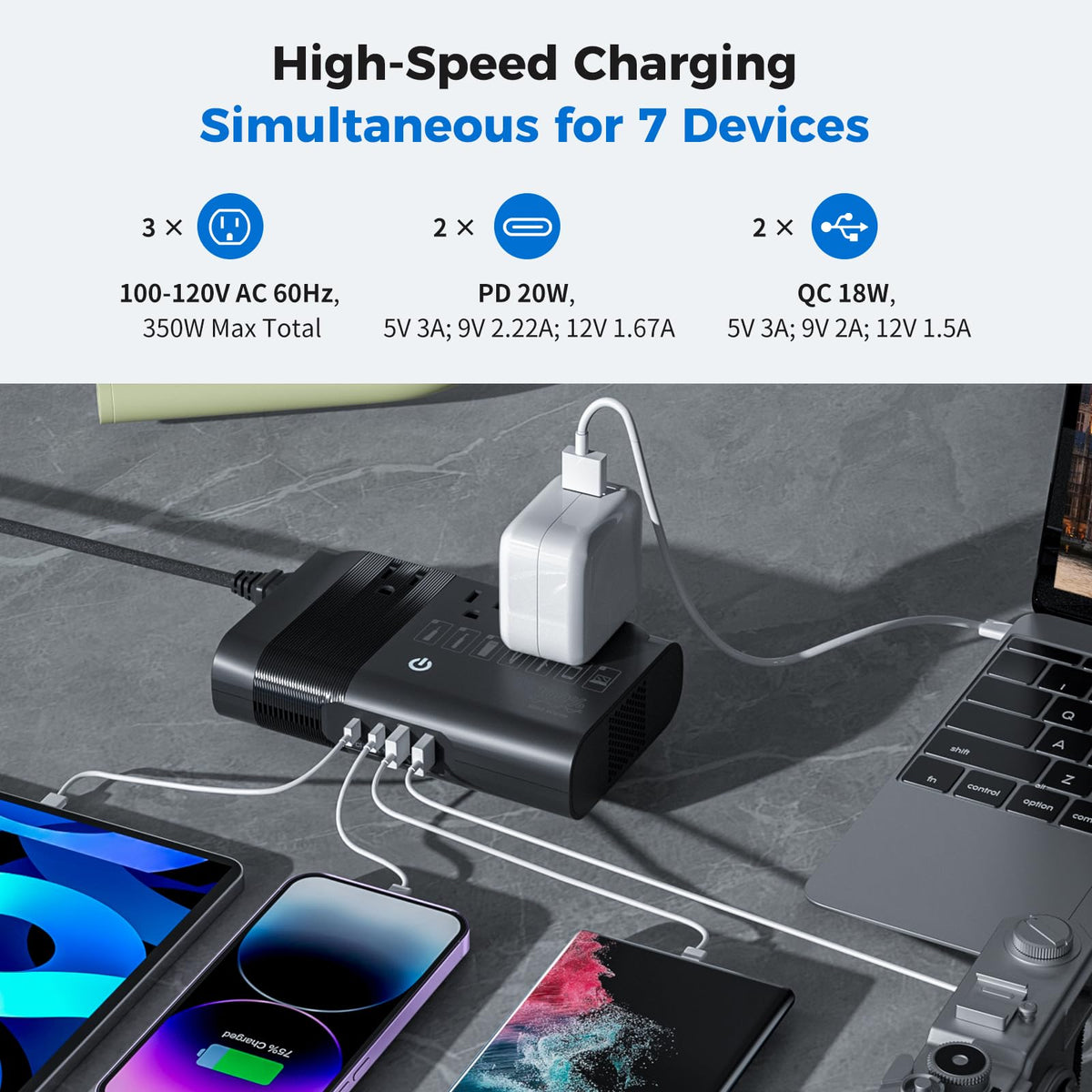 DOACE travel plug adapters set expanding compatibility in 190+ countries