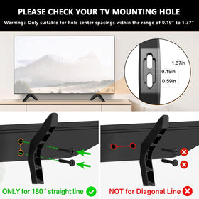 DOBOLAN base legs support 40–55 inch TVs with reliable stability and simple setup.