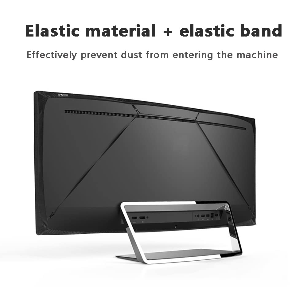 DOBOLAN elastic fabric dust cover adapts to multiple screen sizes for a snug fit.
