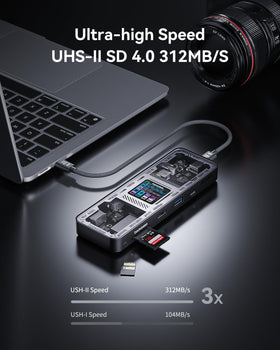 DockCase Explorer Edition gigabit Ethernet for reliable wired connectivity