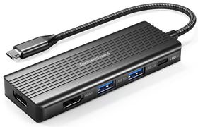 DockteckExpand USB-C hub with dual HDMI for seamless multitasking productivity.