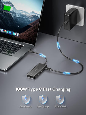DockteckExpand universal compatibility covers MacBook, Dell, Chromebook and more.