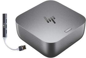 Dockztorm HP 180W G6 Thunderbolt dock front view enables seamless setup