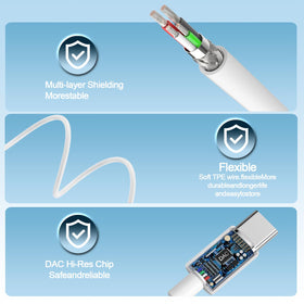 Docutca in-ear design reduces fatigue during long listening sessions.