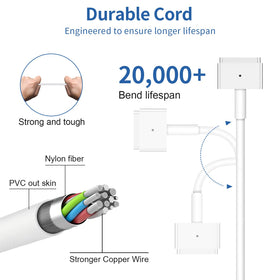 Dodaug 5.6 ft charging cable offers flexible setup and comfortable reach.