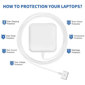 Dodaug MacBook Air amber LED indicates charging status at a glance.