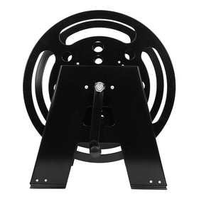 Dollate RV extension cord reel helps save space in tight storage areas.