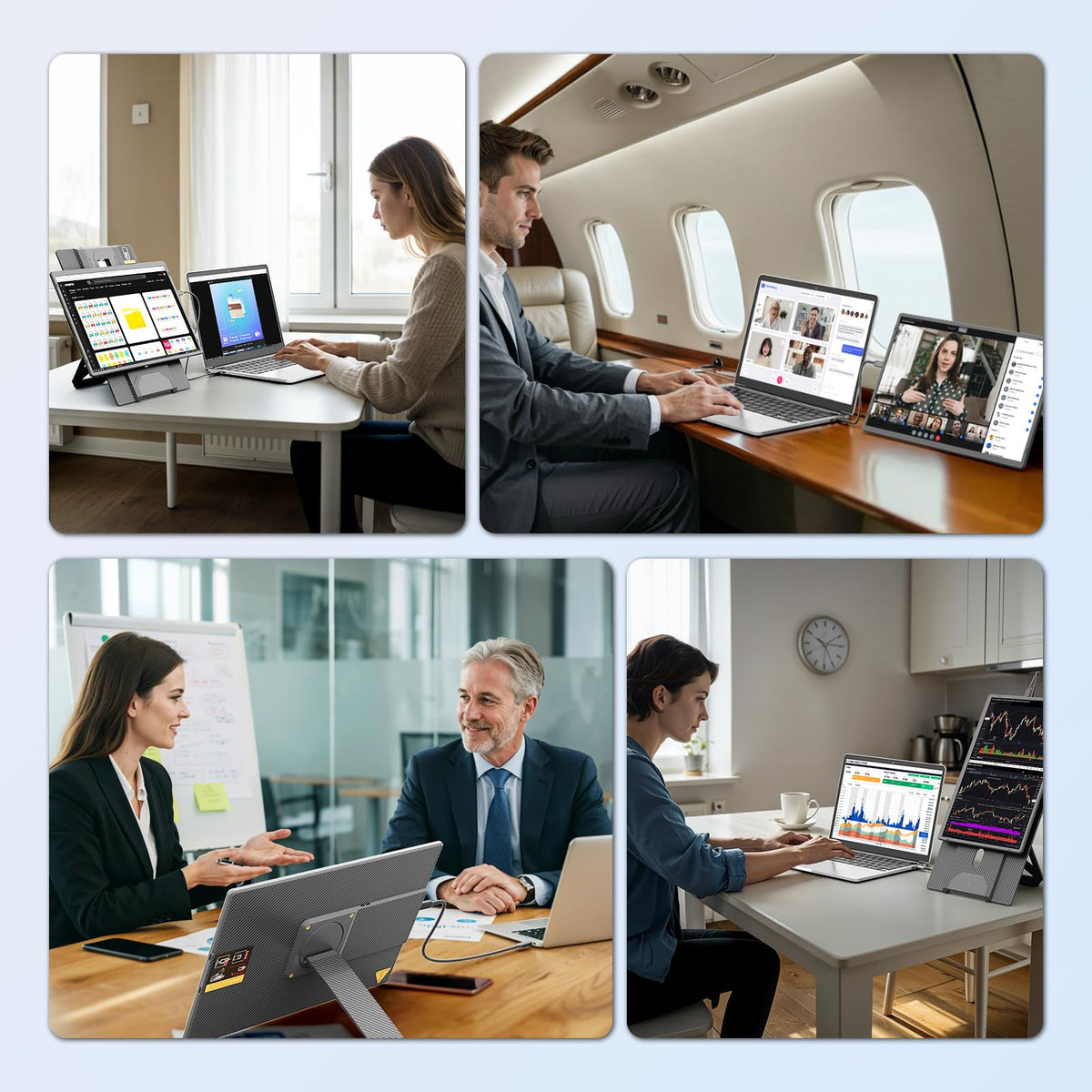 Domyfan compact portable stand supports easy travel and quick use.
