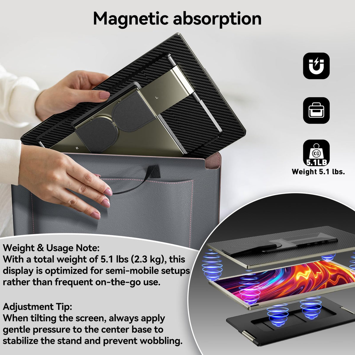 Domyfan multi-function buttons control panel for screen tuning on the go