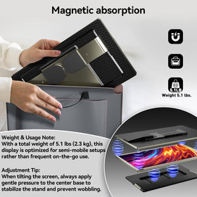 Domyfan multi-function buttons control panel for screen tuning on the go