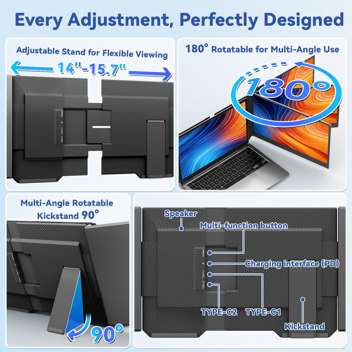 domyfan plug-and-play panel, driver-free setup