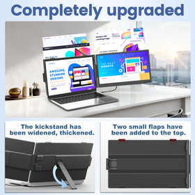 Domyfan plug-and-play cables illustrating simple setup with HDMI and USB-C compatibility.