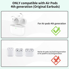 Donatof AirPods 4 charging case side view highlighting portable design.