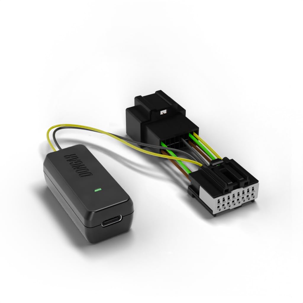 Dongar front packaging showing adapter kit and components for easy installation