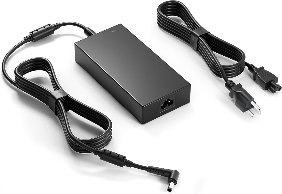 DONGERDI adapter front view showing compact brick and branding for reliable power