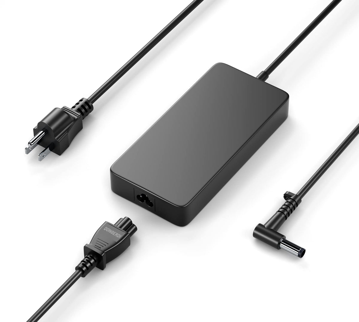 DONGERDI charger front view showing compact design and port for reliable power