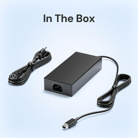 DONGERDI charger connected to a gaming laptop demonstrating stable power delivery
