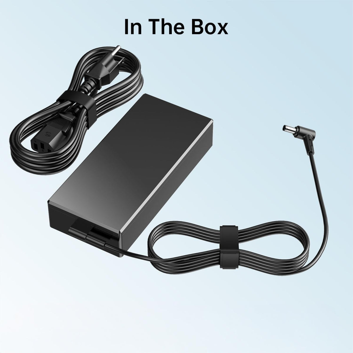 DONGERDI boxed package with adapter and cords ready for travel and replacement use