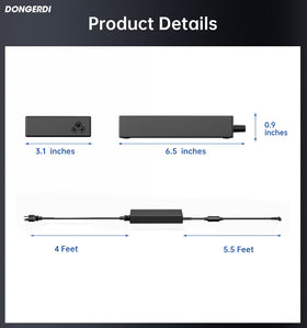 Dongerdi robust-casing-long-cable for busy workspaces and flexible layouts