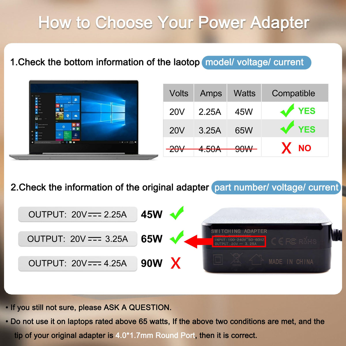 DONGNI adapter beside smartphone showing compact size and portability
