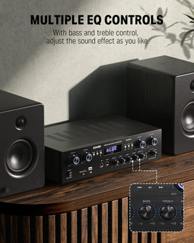 Donner dual mic inputs ideal for karaoke nights and small events.