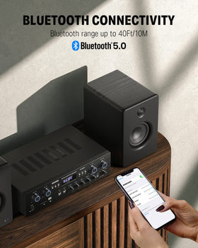 Donner karaoke-ready setup with Bluetooth 5.0 for stable wireless streaming.