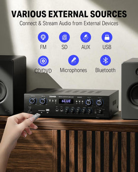 Donner LED display on the amplifier for quick visual monitoring during playback.
