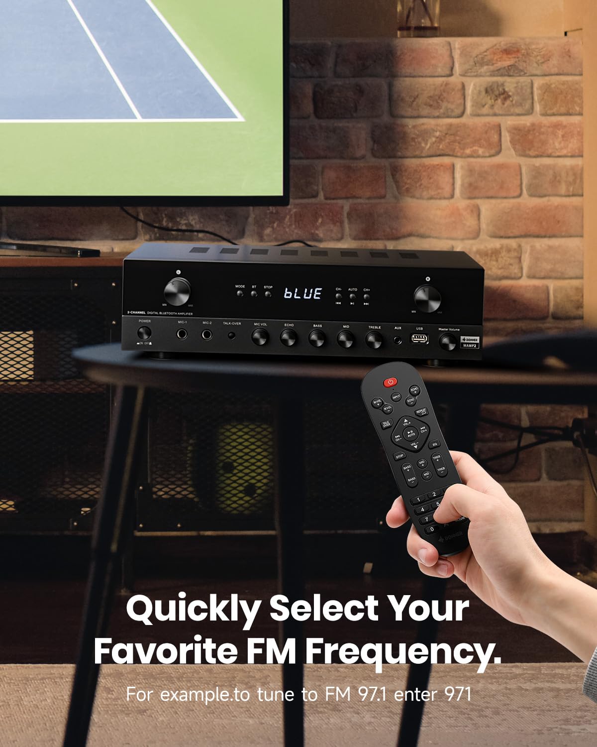 Donner MAMP2 dual mic ports ready for karaoke and events.