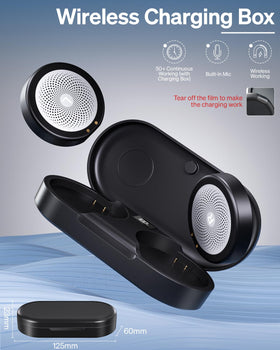 Doohoeek charging case with LED display keeps power ready