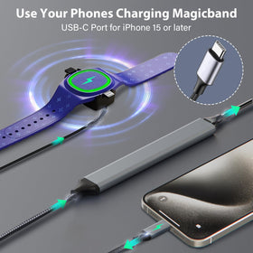 DoohowCase USB-C port on the go powers MagicBand while traveling