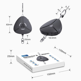 Dooreemee compact travel safety device fits in bag.