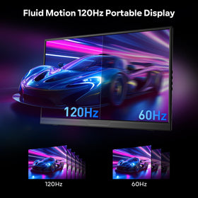 Dopesplay 120hz IPS display delivering smooth gaming visuals and fast response.