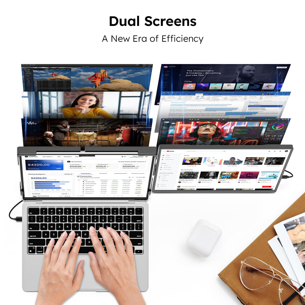 Dopesplay 14-inch FHD IPS panel delivering vibrant visuals.