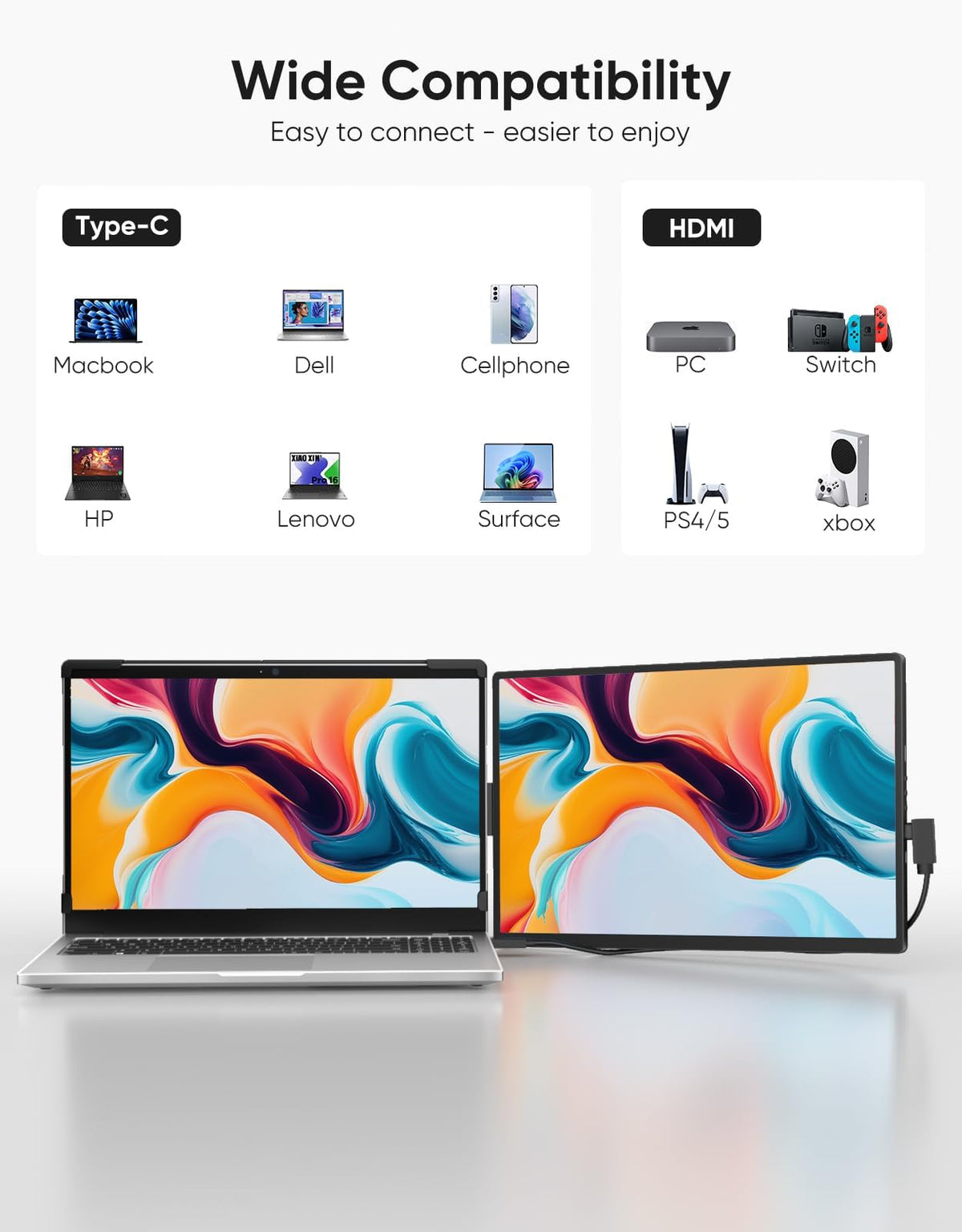 Dopesplay display customization adjusts brightness and contrast for comfortable viewing.