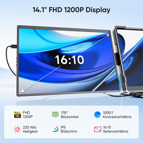 Dopesplay dual USB-C port kit enables single-cable dual-screen use.