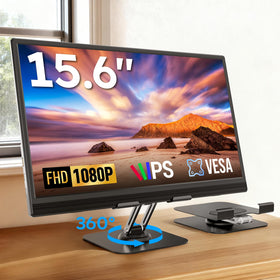 Dopesplay portable monitor adjustable stand improves viewing comfort on the go