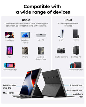 Dopesplay foldable magnetic stand with protective cover provides adjustable angles.