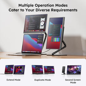 Dopesplay USB-C and Mini HDMI connectivity for plug-and-play versatility.