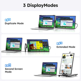 Dopesplay portable design fits easily into a travel backpack for on-the-go productivity.