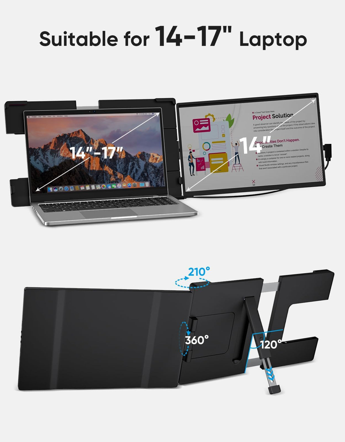 Dopesplay travel-friendly design fits neatly into a backpack for easy transport.