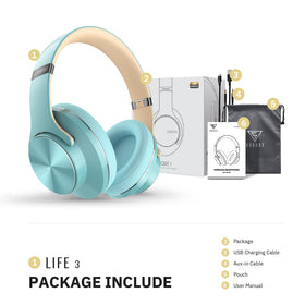 DOQAUS box with cable and manual showing included accessories benefit