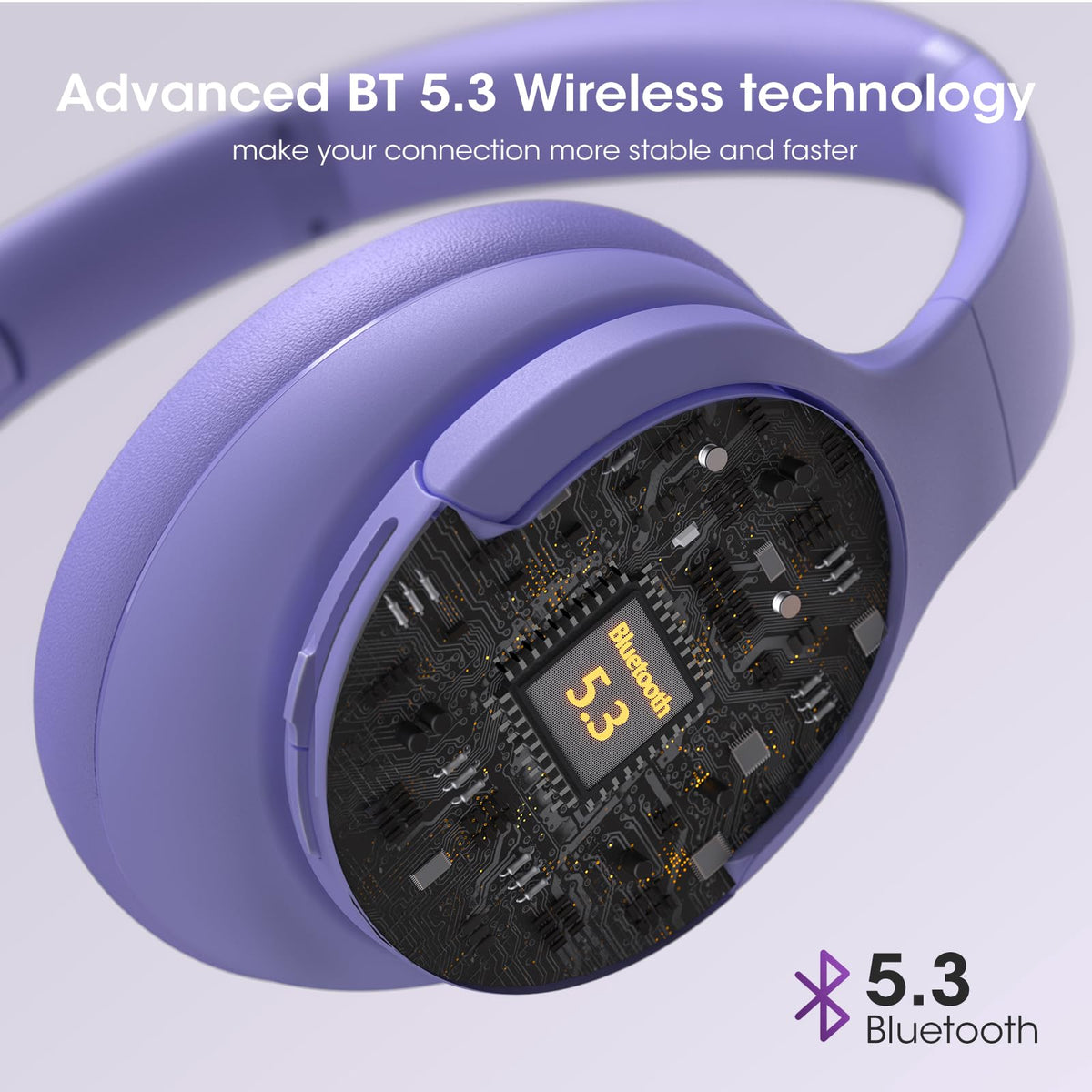DOQAUS with Bluetooth 5.3 and HD microphone for stable calls in busy environments