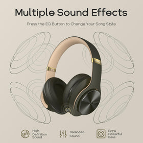 DOQAUS earpad closeup showing soft breathable cushions for long comfort