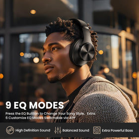 DOQAUS app EQ displayed with nine presets for personalized audio