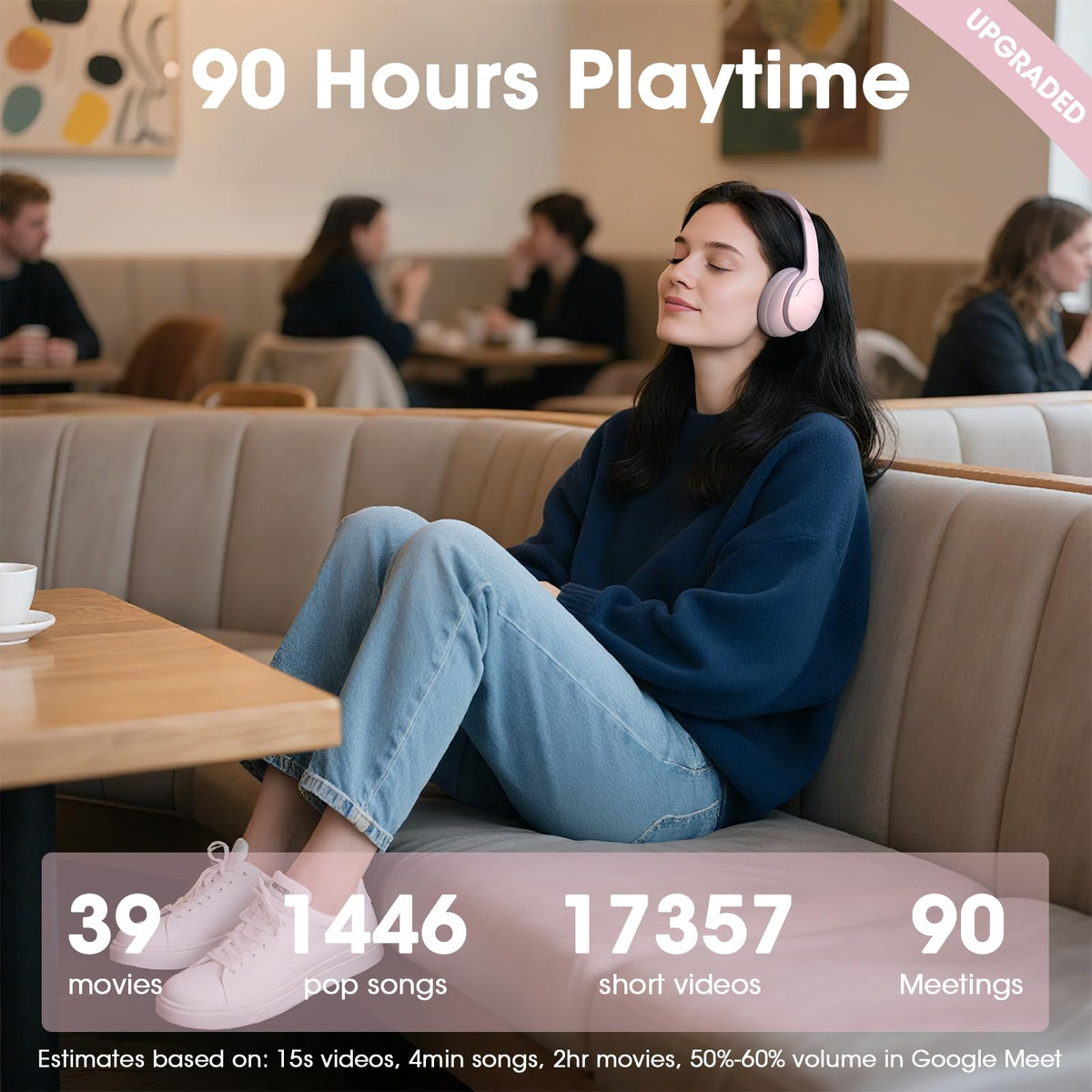 DOQAUS headphones with three EQ modes for customized listening