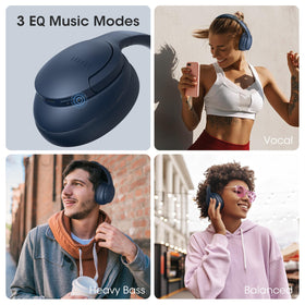 DOQAUS connected via 3.5mm cable to keep music playing