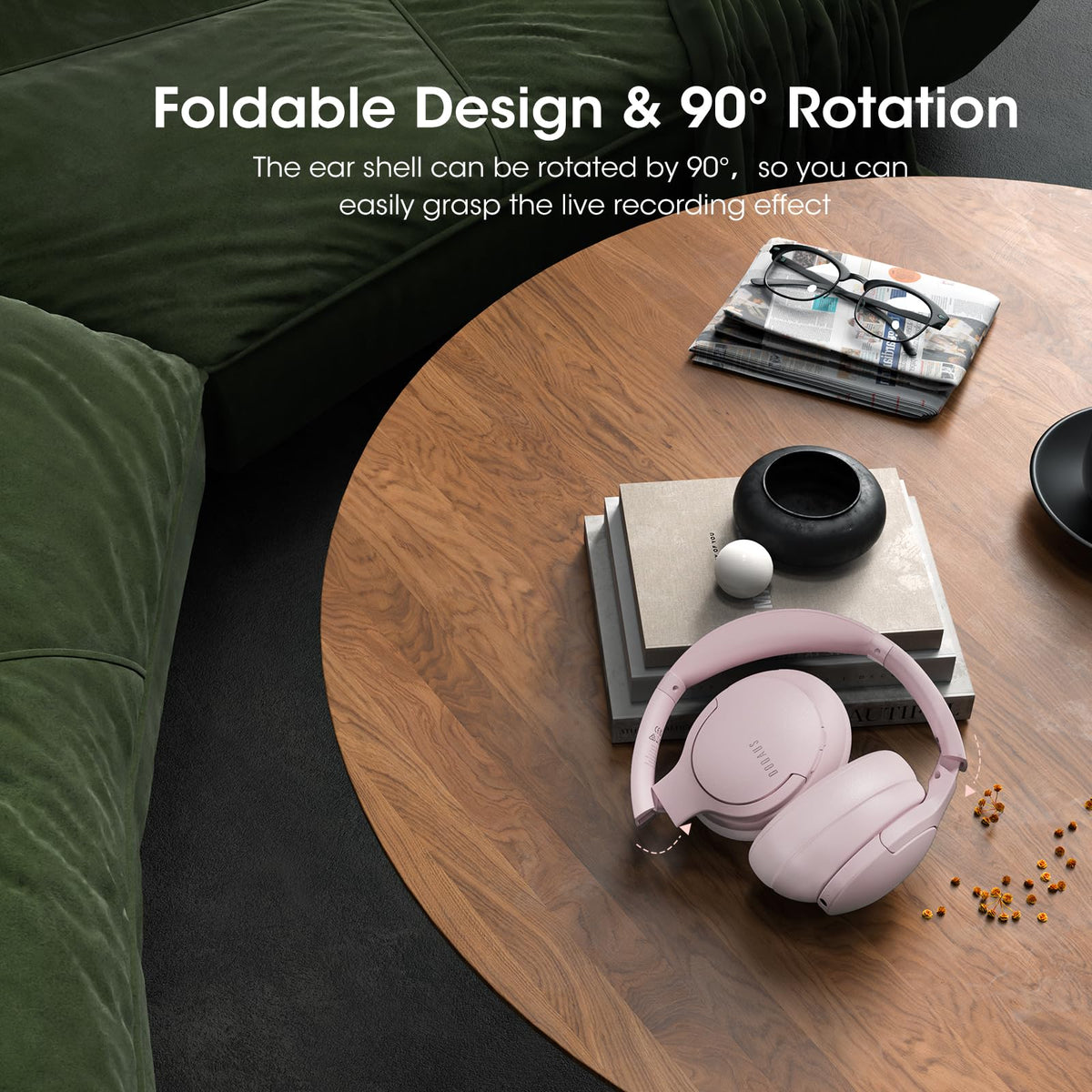 DOQAUS included 3.5 mm cable for wired listening